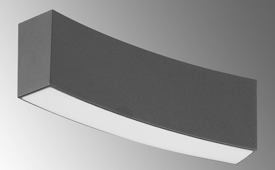 TechoLED Magnetic Curved Track System - Curved Solid Linear Spotlight Module LED luminaire - Dark Option