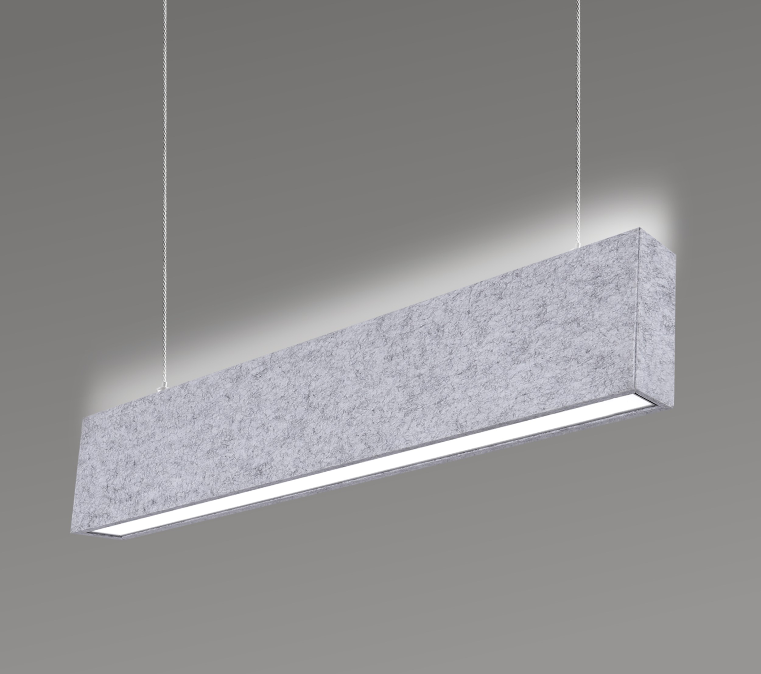 TechoLED Acoutic Series pendant linear non-acoustic LED luminaire