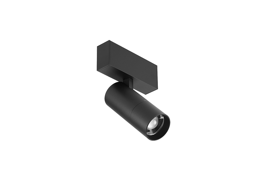 TechoLED Magnetic Track System - Adjustable Spotlight Focus Module LED luminaire - Black Option
